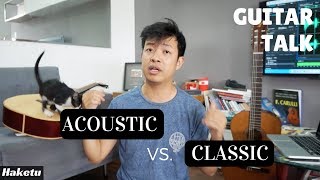 So sánh đàn guitar cổ điển classic và acoustic guitartalk [upl. by Nail]