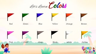 Name of color in English  Learn Color For Kids  Name of colors  Color Videos for Kids  Colors [upl. by Bibbye]