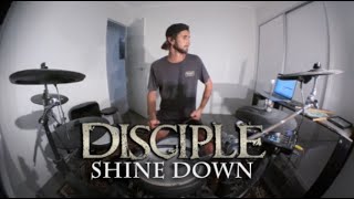 Disciple  Shine Down  drum cover [upl. by Hachman]