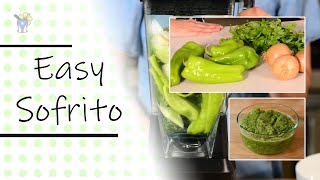 How to make Puerto Rican Sofrito  Simple Recipe [upl. by Nydnarb]