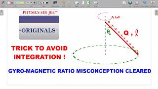 ORIGINALS VIDEO  GYROMAGNETIC RATIO MISCONCEPTION  JEE ADVANCED SCHOOL PHYSICS PROBLEMS [upl. by Assiron]