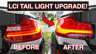 M2 LCI Tail Light Upgrade on my PreLCI BMW M2 install amp review [upl. by Nalahs]