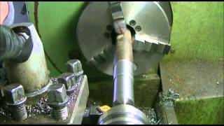 Machining Step shaftwmv [upl. by Cheney]