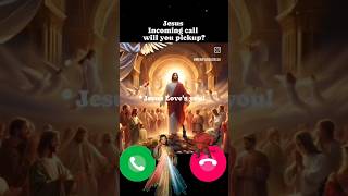 Jesus Incoming call🙏 jesus shorts call trending [upl. by Rudyard]