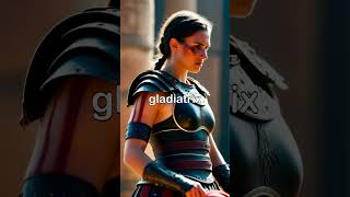 funfacts history femalegladiators rome gladiatrix [upl. by Aihsemot]