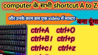 Ultimate Computer Shortcuts A to Z [upl. by Ihana]