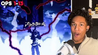 Reacting To ALL Black Clover Openings For The FIRST Time Was AMAZING [upl. by Arihsay]