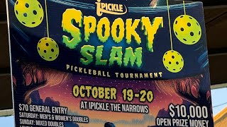 Malia and Trang capture the iPickle Spooky Slam Women’s Open tournament teamlumpickleball [upl. by Ahsenat]