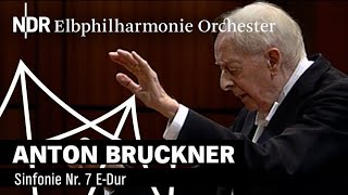 Anton Bruckner Sinfonie Nr 7 mit Günter Wand 1999  NDR Elbphilharmonie Orchester [upl. by Elleinnod430]