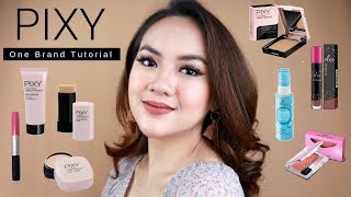 Cobain Full Coverage Base Makeup dari PIXY 4BB  PIXY ONE BRAND MAKEUP TUTORIAL [upl. by Ruhtracam641]