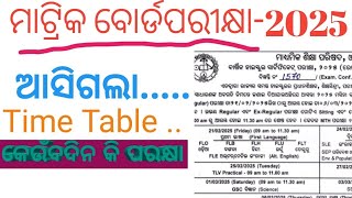 10th Class Board Examination Time Table 202510th Board Examination 2024202510th class Board exam [upl. by Ayotaj]