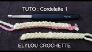 TUTO crochet  Cordelette  corde 1 fine est facile [upl. by Vanessa347]