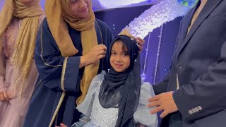 👑Honoring Fatima Masud 7 yrs  Fatima was crowned by her Parents for memorization of Entire Quran🥰 [upl. by Niveg]