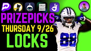 FIRE 🔥 PRIZEPICKS COWBOYS GIANTS TNF 92624  BEST BETS  PROPS  PRIZEPICKS TODAY sportsbetting [upl. by Huppert]