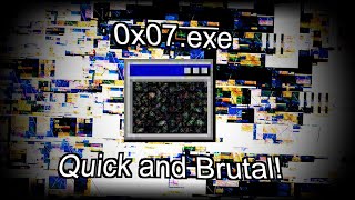 Quick and Brutal 0x07exe  Malware Series 1 [upl. by Meeka395]