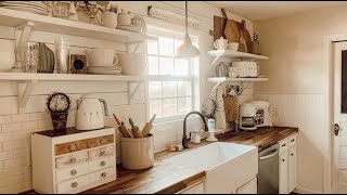 Small Cottage Farmhouse Home Tour [upl. by Asilej]