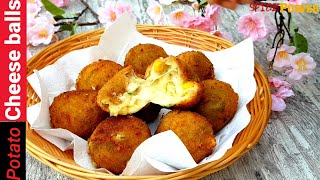 Spice powerPotato Cheese Balls  CRISPY POTATO CHEESE BALLS Recipe [upl. by Gwen]