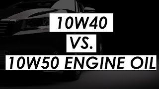 10W40 vs 10W50 engine oil comparison [upl. by Alyakam130]