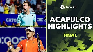 Alex De Minaur vs Casper Ruud For The Title 🏆  Acapulco 2024 Final Highlights [upl. by Lohner]