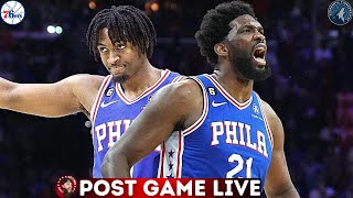 Joel Embiid amp Tyrese Maxey combine for 86 points DESTROY the Minnesota Timberwolves [upl. by Alil705]