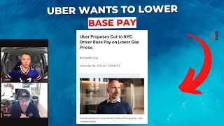 Uber Wants To LOWER Base Pay On Lower Gas Prices [upl. by Sirraj]