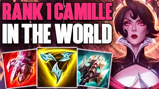 RANK 1 CAMILLE INSANE GAMEPLAY IN CHALLENGER  CHALLENGER CAMILLE TOP GAMEPLAY  Patch 1121 S11 [upl. by Harimas217]