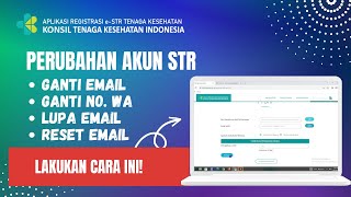 Lupa Email STR l Reset Email STR l Ubah Email STR l Ubah NoWA STR [upl. by Gish]