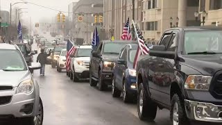 Operation Gridlock protest underway in Lansing [upl. by Ecinerev891]