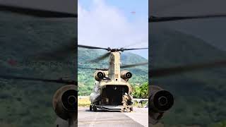 CH47 Chinook Lifting heavy Equipment usairforce [upl. by Misak]