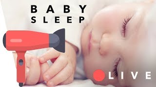 5h  Baby Föngeräusch Einschlafhilfe  vollautomatisch  föhn baby  sleep aid [upl. by Darnok]