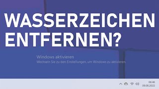 quotWindows aktivierenquot Wasserzeichen entfernen  Windows 1011 [upl. by Einnek]