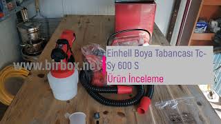 Einhell Boya Tabancası Tc Sy 600 S İnceleme  Kutu Açılımı ve Uygulama [upl. by Allicerp]