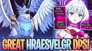 THE MOST BROKEN DPS UNIT FOR HRAESVELGR FITORIA BIRD SHOWCASE PvE Showcase 7DS Grand Cross [upl. by Lanza248]