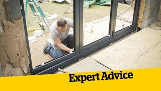 How to Install BiFold Doors How to Build an Extension 12 [upl. by Hluchy]