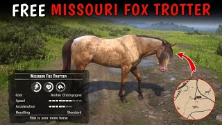 How To Get Free Missouri Fox Trotter Horse With Location  RDR2 [upl. by Alpheus]