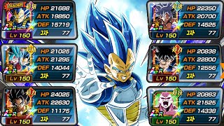 POWER OF REVIVAL CATEGORY TEAM SHOWCASE Dragon Ball Z Dokkan Battle [upl. by Notled]