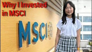 Why I Invested in MSCI September 2024 [upl. by Bowes]