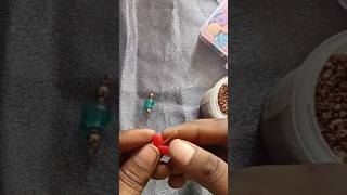 Homemade earring design diy earringsdesign shorts [upl. by Rechaba]