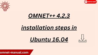 OMNET 4 2 3 installation steps in Ubuntu 16 04 [upl. by Meares]