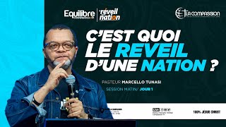 J1  CEST QUOI LE REVEIL DUNE NATION • PAST MARCELLO TUNASI  EQUILIBRE 2024  SESSION MATIN [upl. by Ahsart]