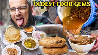 150 Years Old Hidden Food Point  Chaand Shahab Halwa Purri  Desi Murgh Shorba  Androon Lahore [upl. by Atinus]