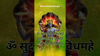 Sudarshana Gayatri Mantra  MANTRA TO REMOVE NEGATIVE ENERGY  powerfullmantra [upl. by Eillod]