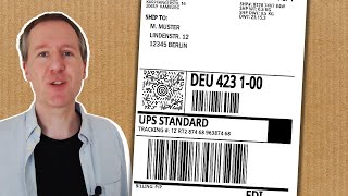 UPS Paketschein per App kaufen kein Drucker nötig [upl. by Notnelc]