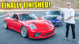 My Wrecked Porsche GT3 is Finally COMPLETE  New RARE BBS Wheels [upl. by Reyotal454]