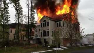 House Fire in Clarksburg MD on 4282012 [upl. by Emia]