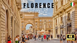 Florence Italy 🇮🇹  The Best Walking Tour 2023 [upl. by Neoma]