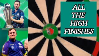 ALL 120 FINISHES in PDC World Championship 2024 [upl. by Gran]