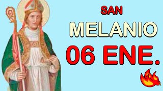 Quién Fue San Melanio  Santo del Día 6 de Enero de 2021 [upl. by Veta]