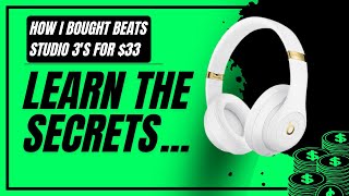 How I Bought Beats Studio3 Wireless Headphones for 33 Full Review Learn The Secrets beats [upl. by Pruter]