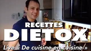 Recettes détox et minceur  Dans la cuisine de JeanBaptiste [upl. by Idnak]